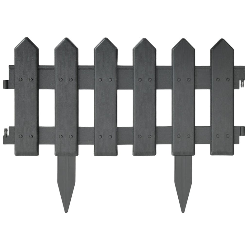 Load image into Gallery viewer, Vidaxl gazonranden 25 st 10 m pp antracietkleurig