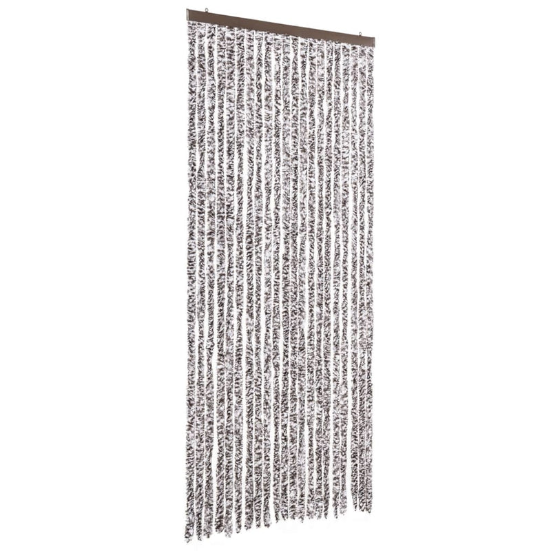 Load image into Gallery viewer, Vidaxl vliegengordijn 90x200 cm chenille bruin en beige