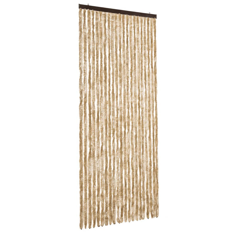 Load image into Gallery viewer, Vidaxl vliegengordijn 90x200 cm chenille beige
