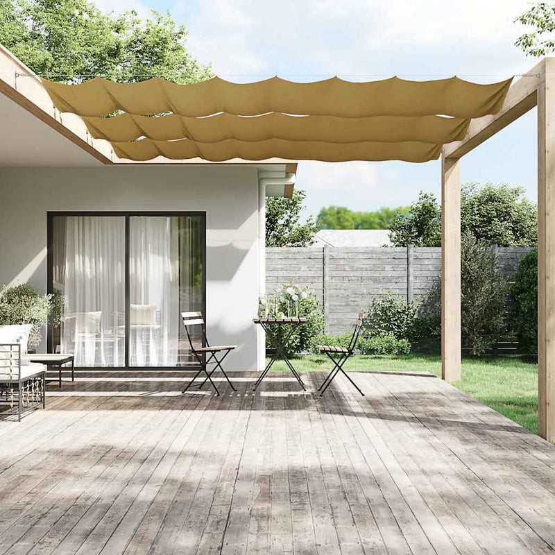 Load image into Gallery viewer, Vidaxl luifel verticaal 100x1000 cm oxford stof beige