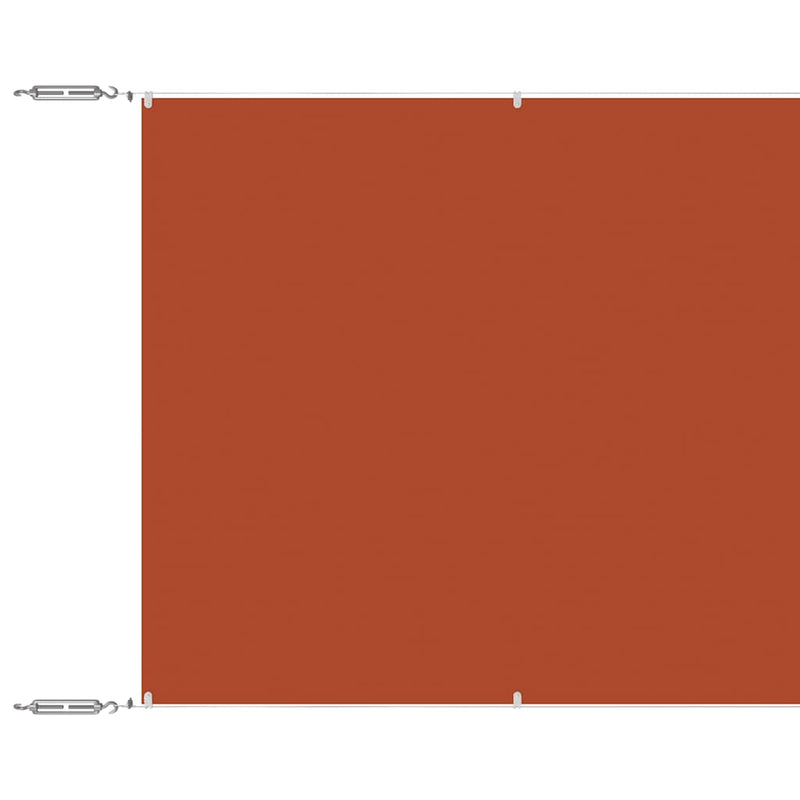 Load image into Gallery viewer, Vidaxl luifel verticaal 100x800 cm oxford stof terracottakleurig
