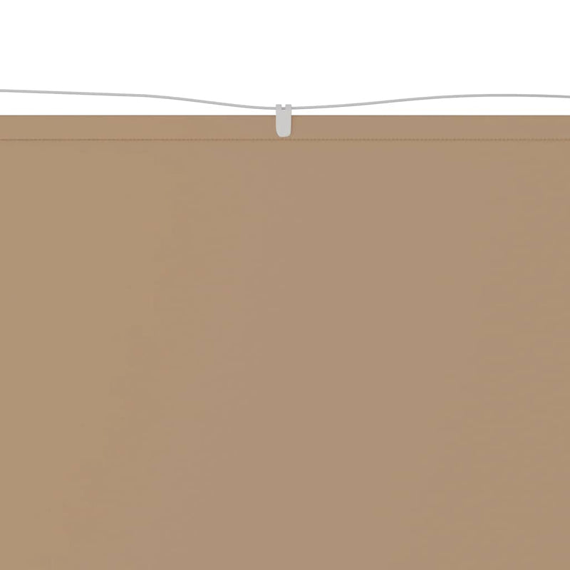 Load image into Gallery viewer, Vidaxl luifel verticaal 60x1200 cm oxford stof taupe