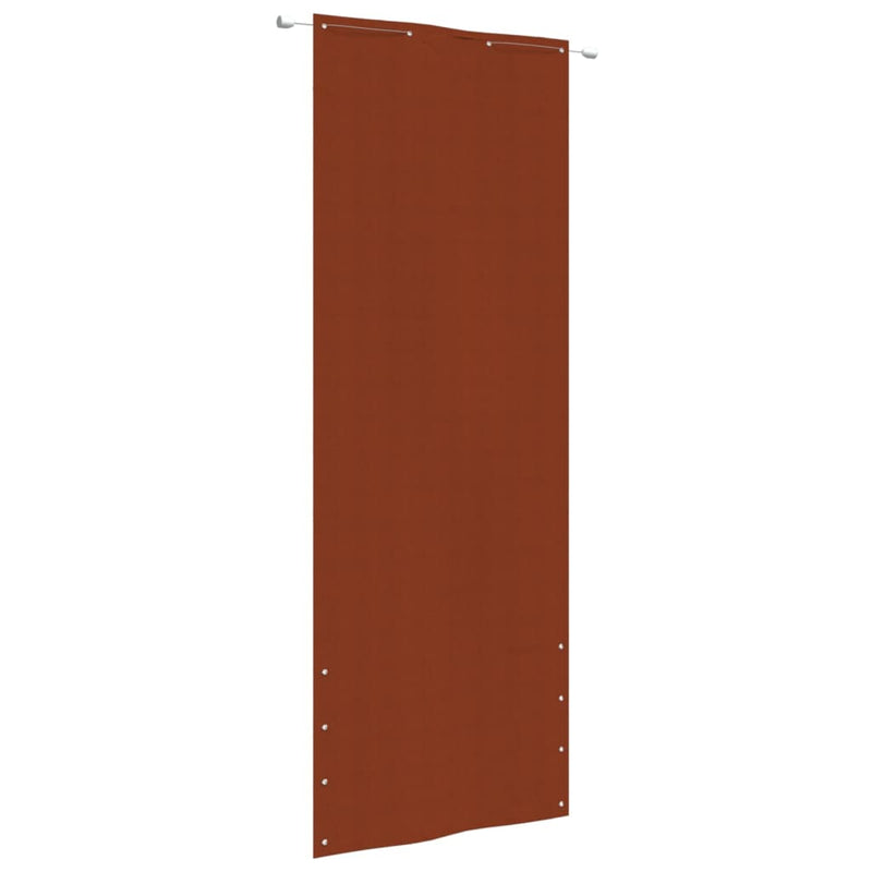 Load image into Gallery viewer, Vidaxl balkonscherm 80x240 cm oxford stof terracottakleurig