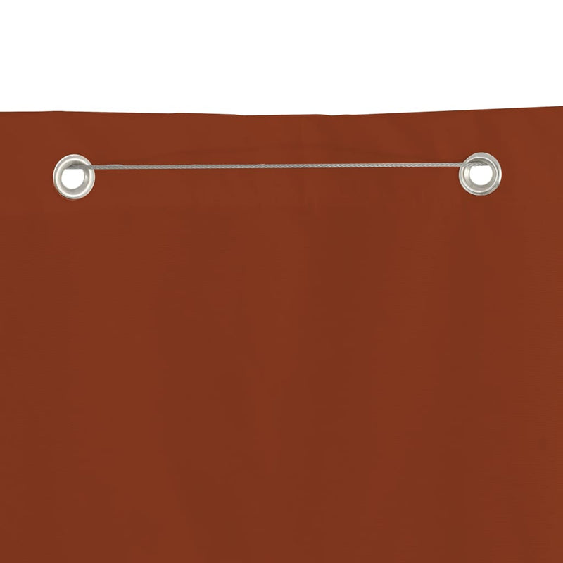 Load image into Gallery viewer, Vidaxl balkonscherm 140x240 cm oxford stof terracottakleurig