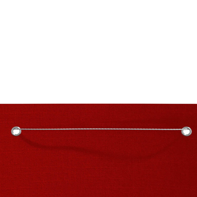 Afbeelding laden in galerijviewer, Vidaxl balkonscherm 80x240 cm oxford stof rood