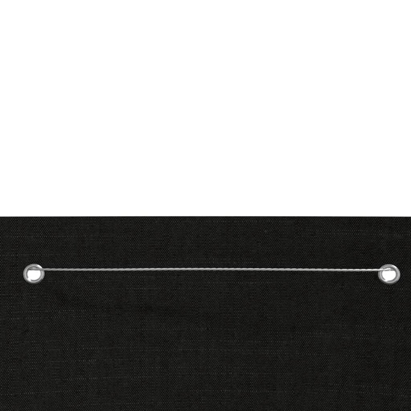 Load image into Gallery viewer, Vidaxl balkonscherm 140x240 cm oxford stof zwart