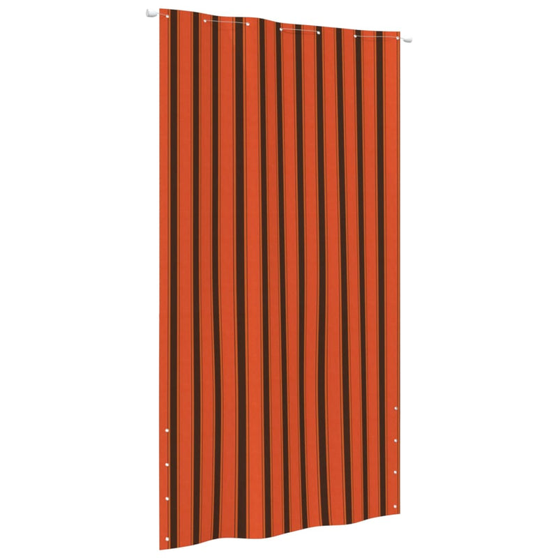 Load image into Gallery viewer, VidaXL Balkonscherm 140x240 cm oxford stof oranje en bruin