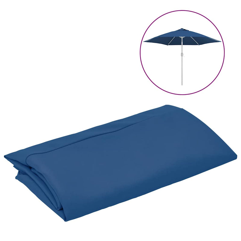 Load image into Gallery viewer, Vidaxl vervangingsdoek voor parasol 300 cm azuurblauw