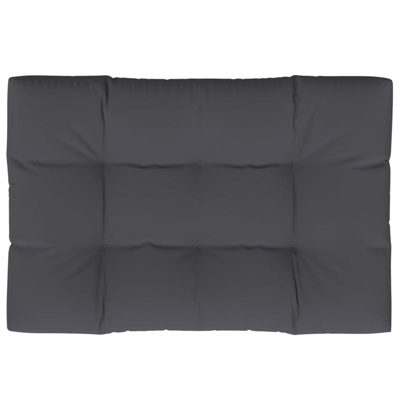 Afbeelding laden in galerijviewer, Vidaxl palletkussen 120x80x12 cm stof antracietkleurig