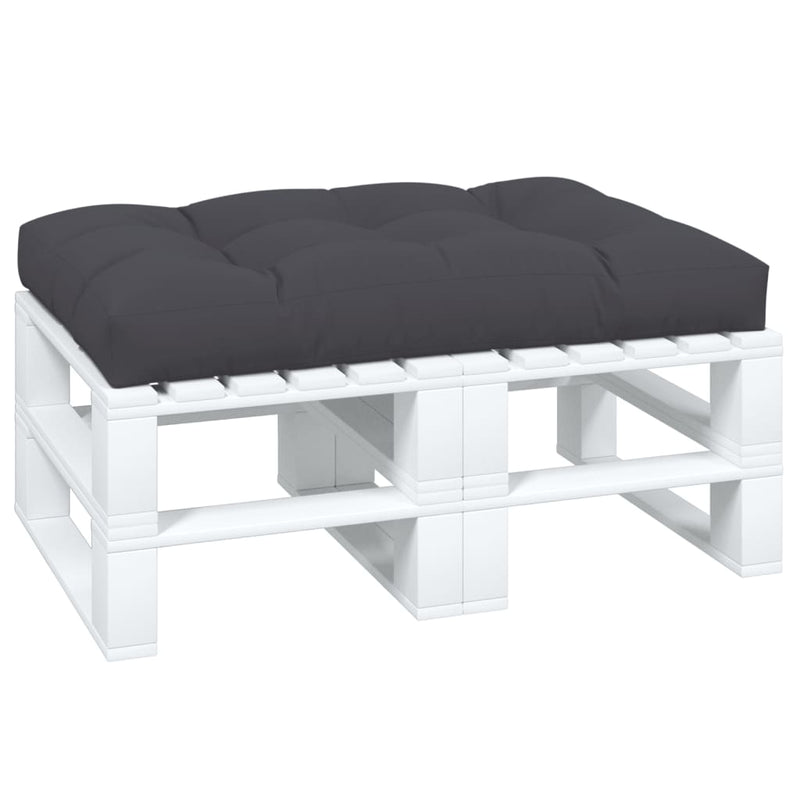 Load image into Gallery viewer, Vidaxl palletkussen 120x80x12 cm stof antracietkleurig