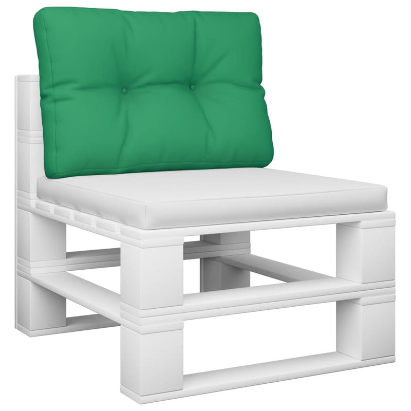 Load image into Gallery viewer, VidaXL Palletkussen 60x40x12 cm stof groen