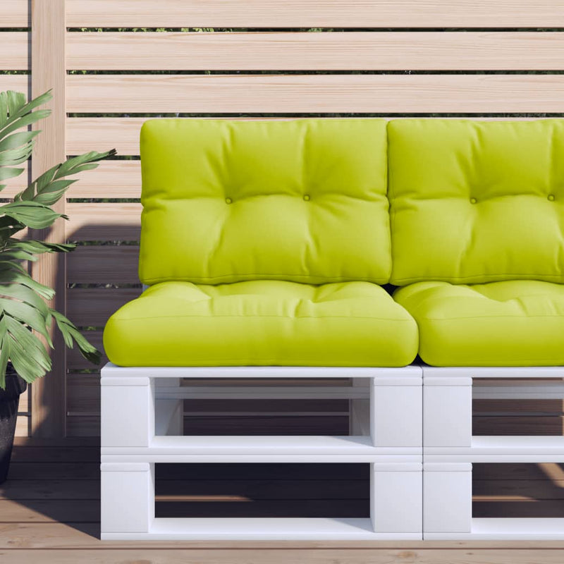 Load image into Gallery viewer, Vidaxl palletkussen 60x40x12 cm stof heldergroen