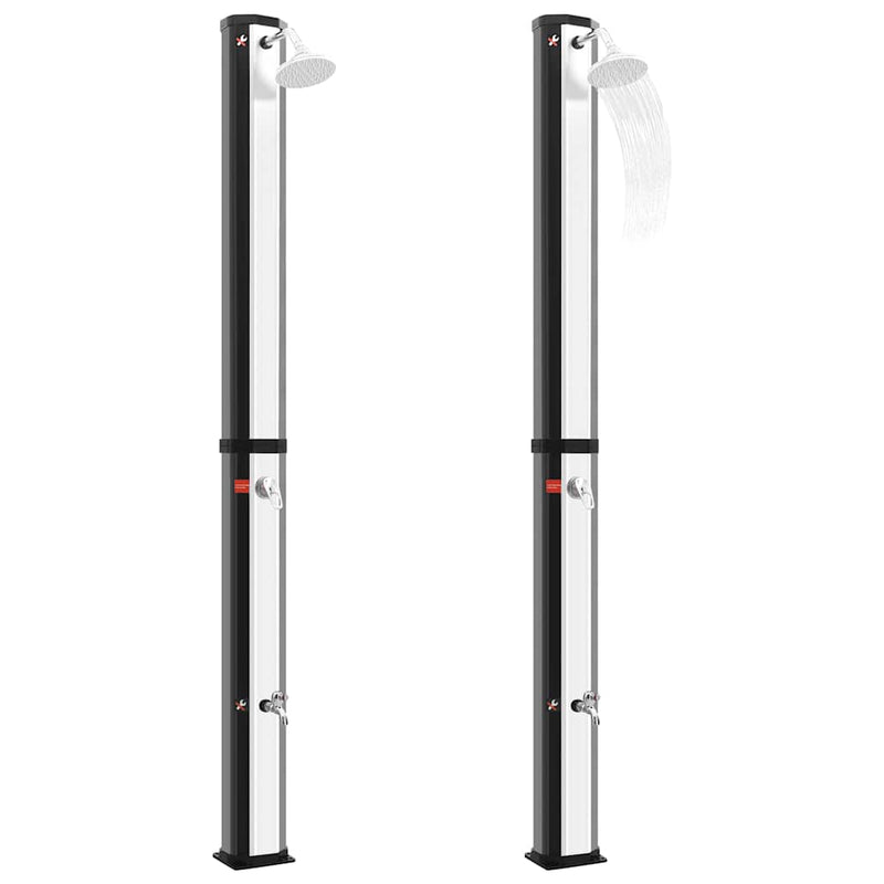 Load image into Gallery viewer, Vidaxl buitendouche solar met douchekop en kraan 35 l