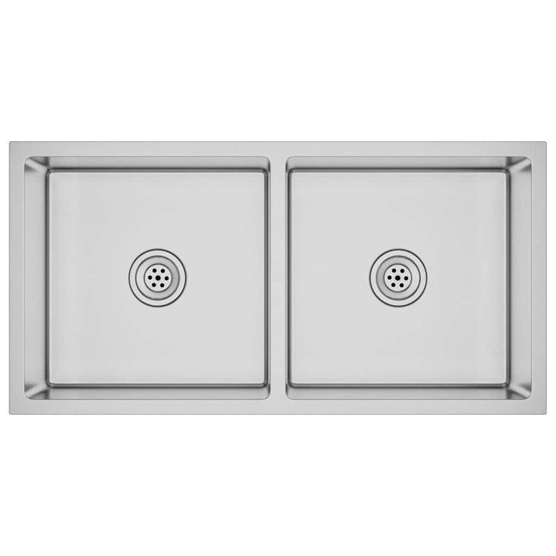 Load image into Gallery viewer, Vidaxl gootsteen handgemaakt roestvrij staal