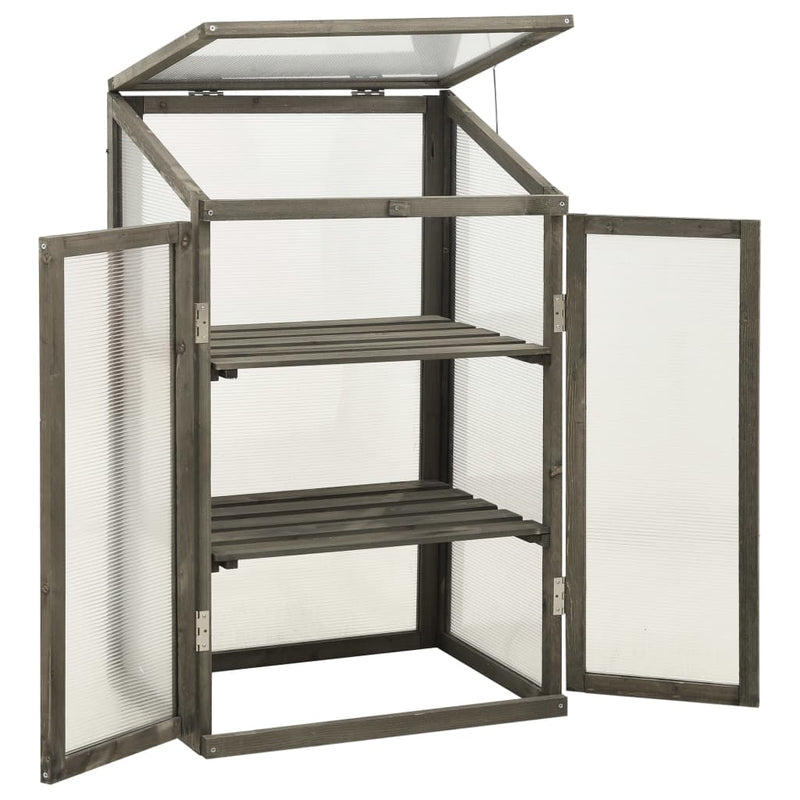 Load image into Gallery viewer, Vidaxl broeikas 60x45x100 cm vurenhout