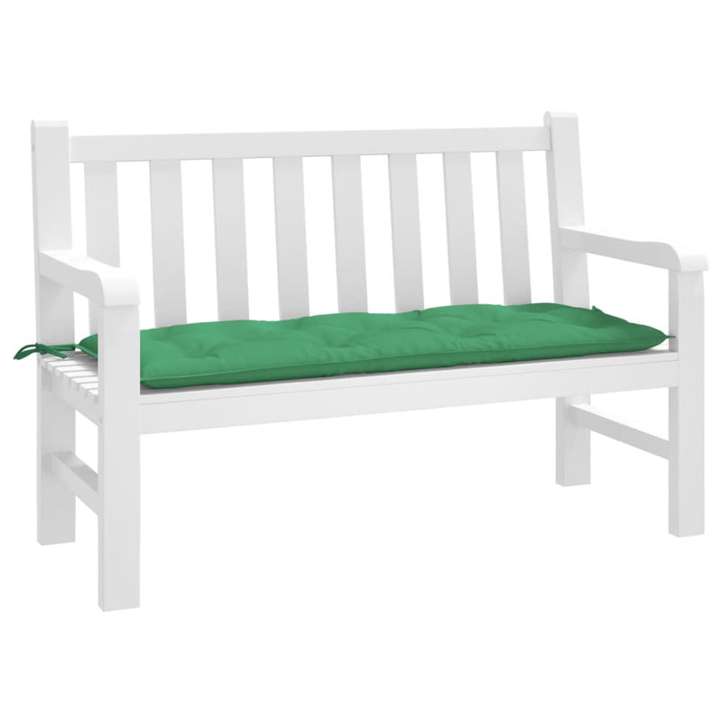 Load image into Gallery viewer, Vidaxl tuinbankkussen 120x50x7 cm oxford stof groen