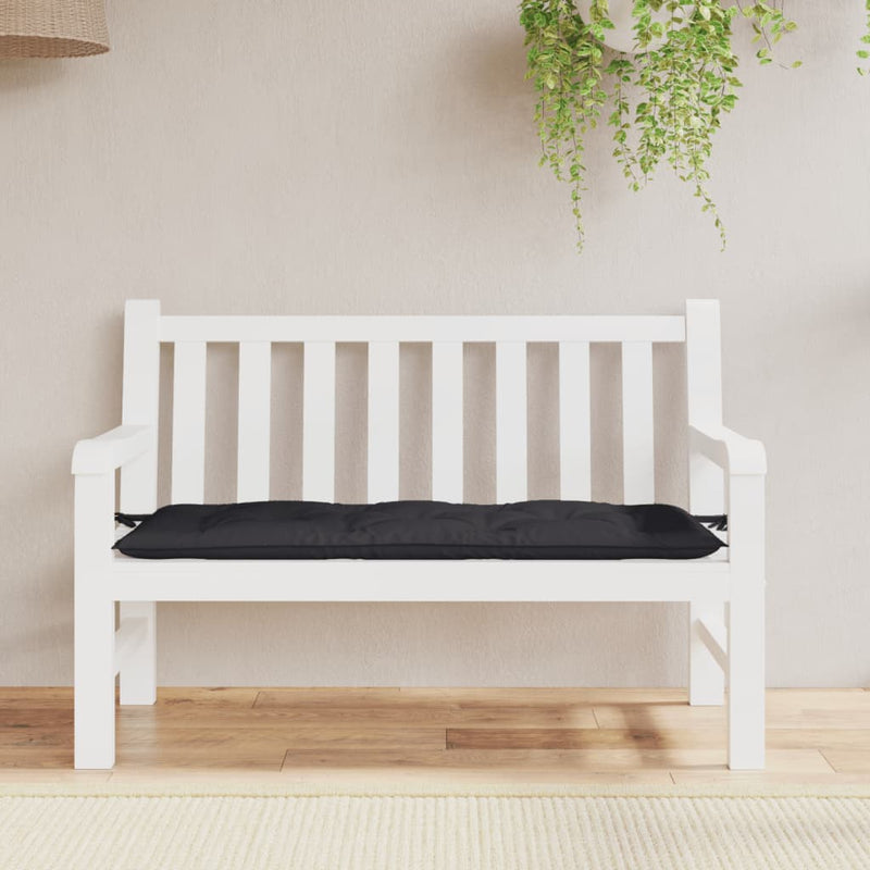 Load image into Gallery viewer, Vidaxl tuinbankkussen 120x50x7 cm oxford stof zwart