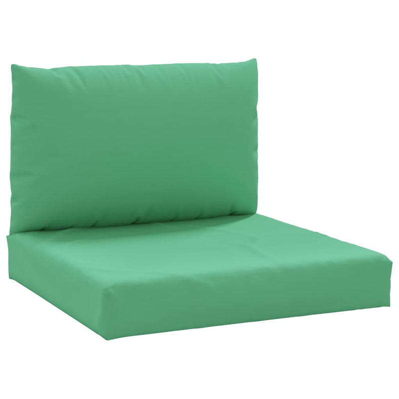 Load image into Gallery viewer, Vidaxl palletkussens 2 st stof groen