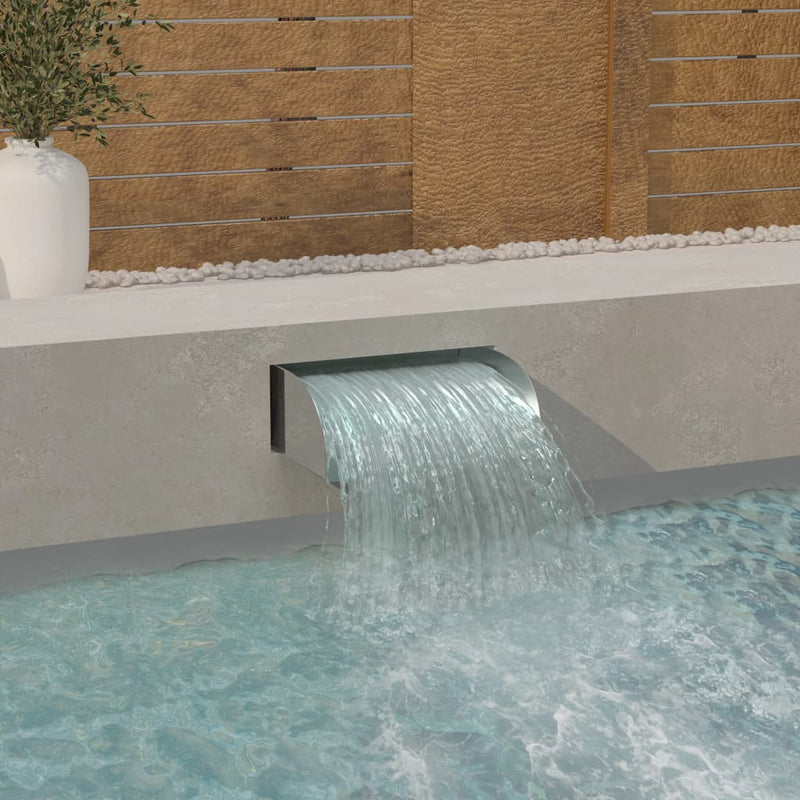Load image into Gallery viewer, Vidaxl waterval met led's 45x34x14 cm roestvrij staal 304