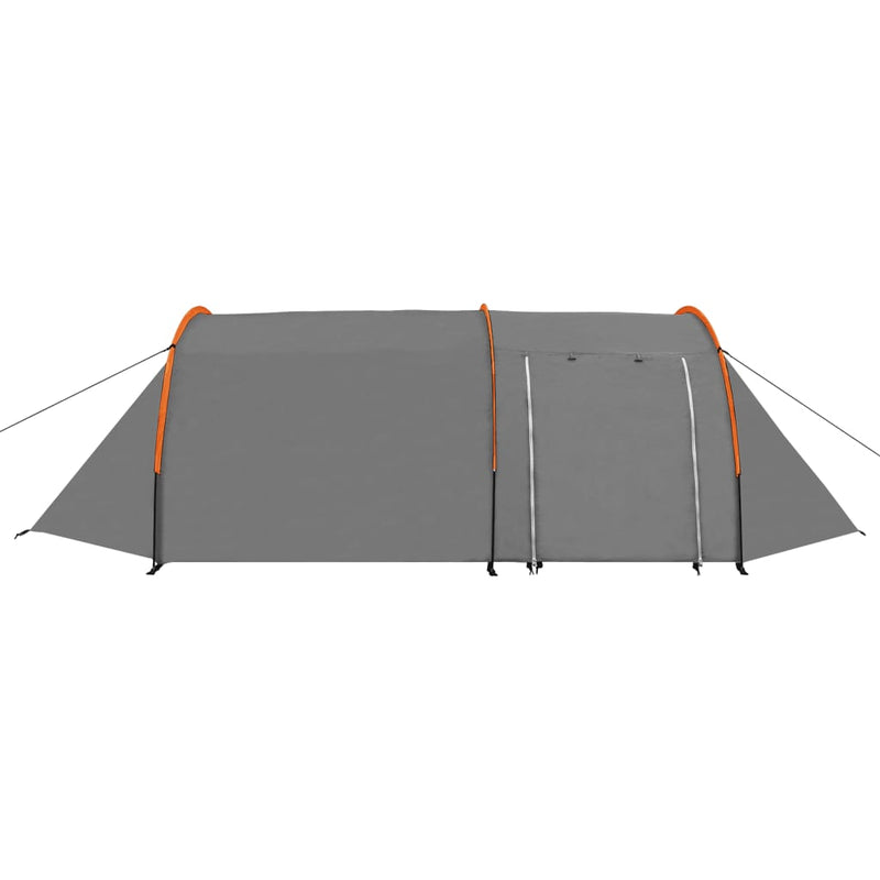 Load image into Gallery viewer, VidaXL Tent 4-persoons grijs en oranje
