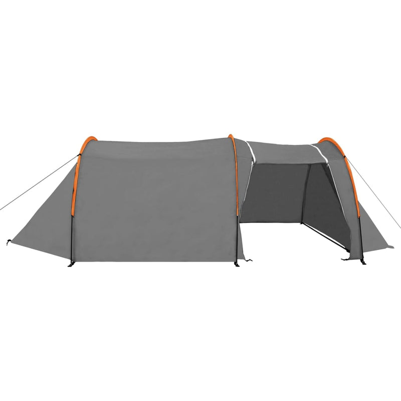 Load image into Gallery viewer, VidaXL Tent 4-persoons grijs en oranje