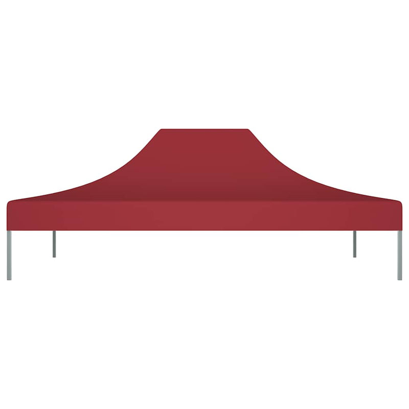 Load image into Gallery viewer, Vidaxl partytentdak 270 g m² 4x3 m bordeauxrood