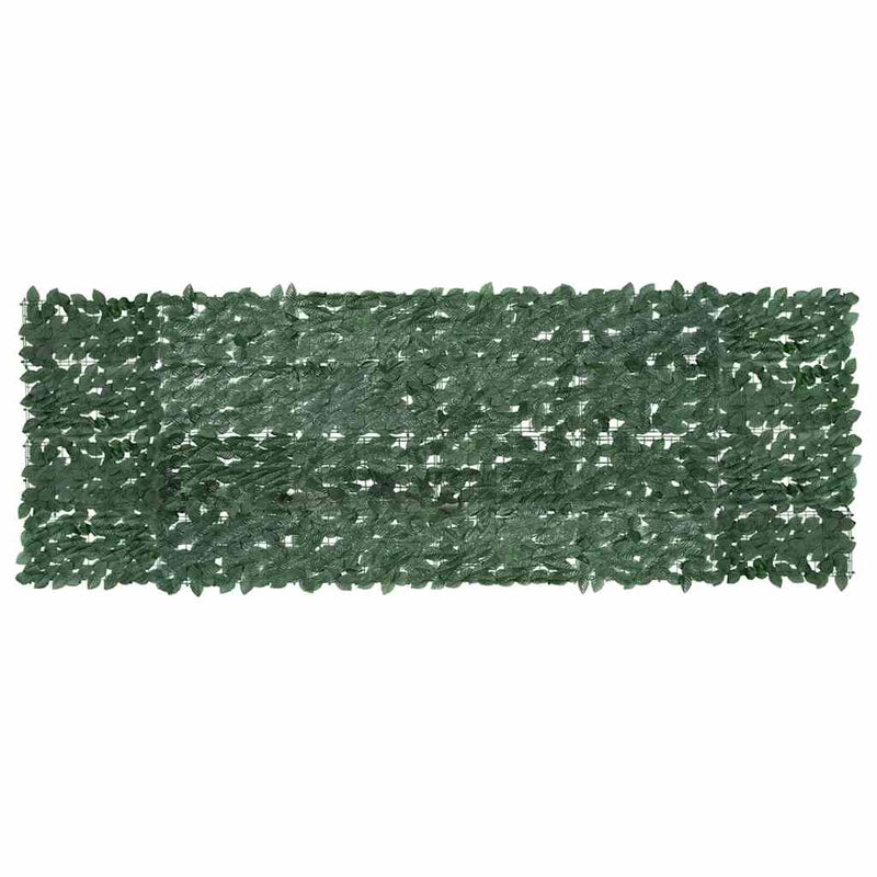 Load image into Gallery viewer, Vidaxl balkonscherm met donkergroene bladeren 300x100 cm