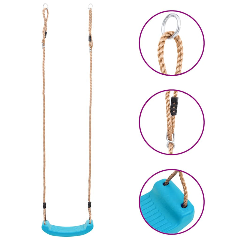 Load image into Gallery viewer, Vidaxl schommelzitje voor kinderen lichtblauw