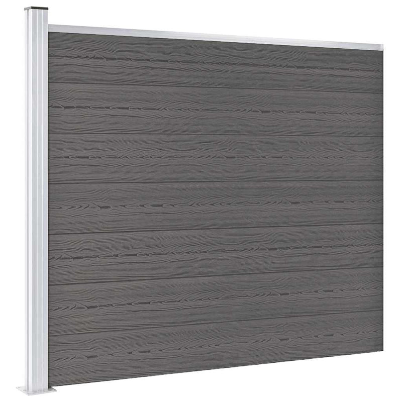 Load image into Gallery viewer, Vidaxl schuttingpaneel 175x146 cm hkc grijs