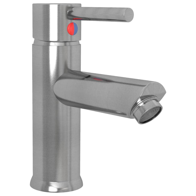 Afbeelding laden in galerijviewer, Vidaxl wastafelkraan 130x176 mm zilverkleurig