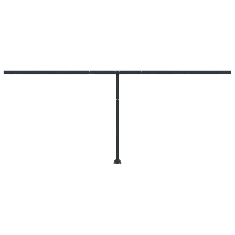 Load image into Gallery viewer, VidaXL Luifelpaalset 600x245 cm ijzer antracietkleurig