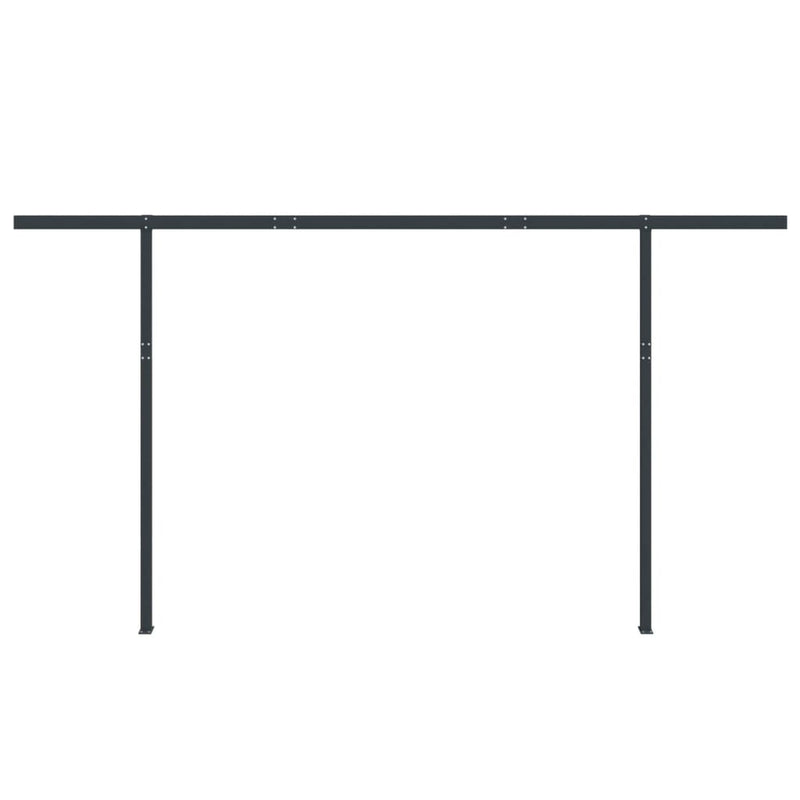 Load image into Gallery viewer, Vidaxl luifelpaalset 450x245 cm ijzer antracietkleurig