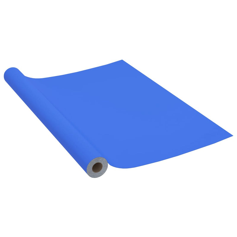 Load image into Gallery viewer, Vidaxl meubelfolie zelfklevend 500x90 cm pvc hoogglans blauw