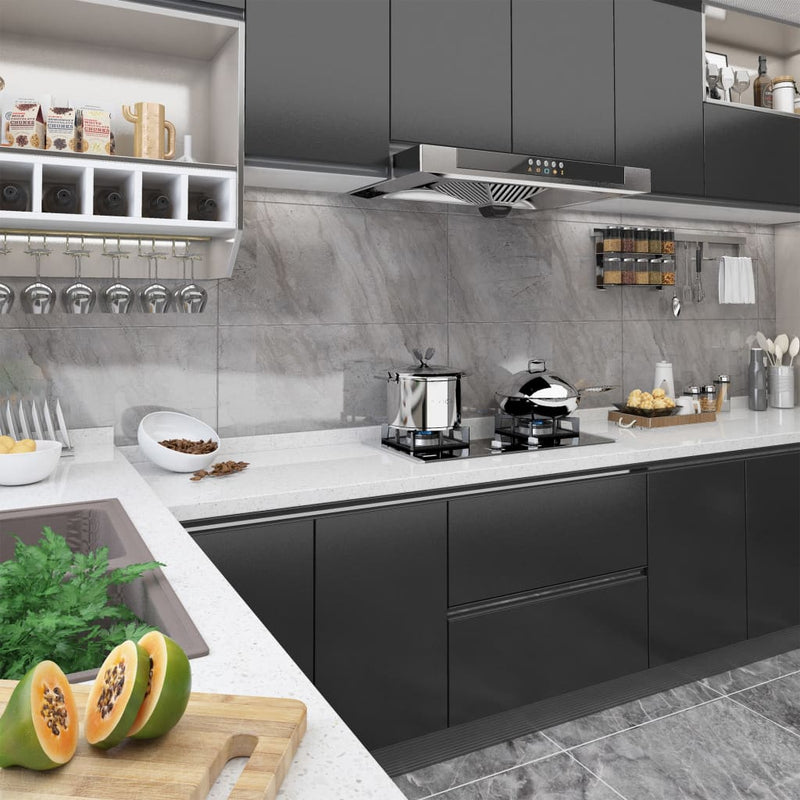 Load image into Gallery viewer, VidaXL Meubelfolies zelfklevend 2 st 500x90 cm PVC zwart