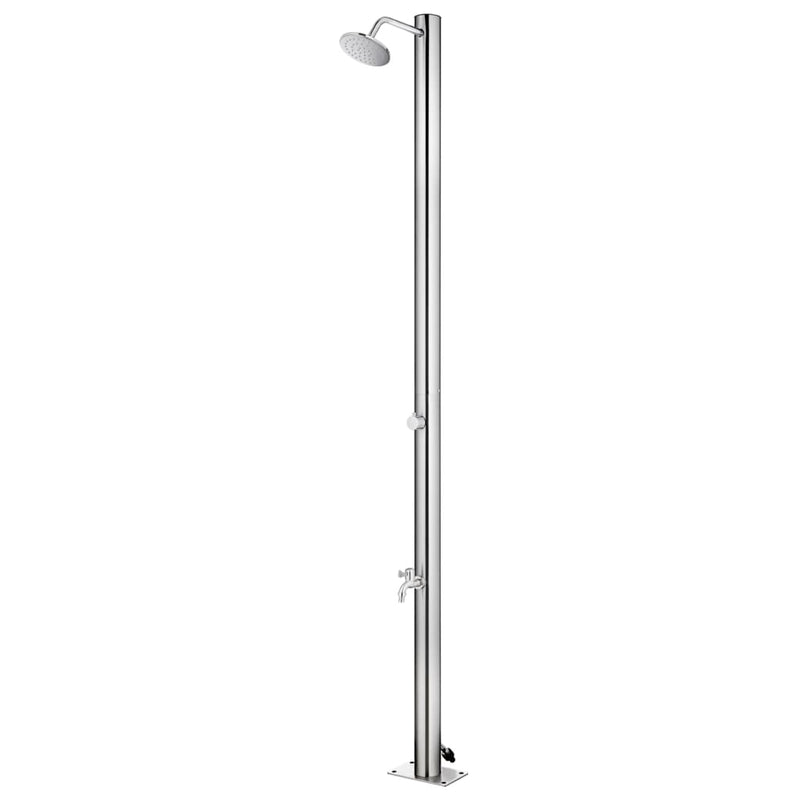 Load image into Gallery viewer, Vidaxl buitendouche 215 cm roestvrij staal