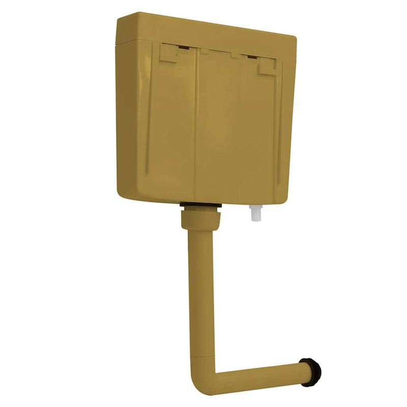 Load image into Gallery viewer, Vidaxl toiletstortbak met watertoevoer onderin 3 6 l currygeel
