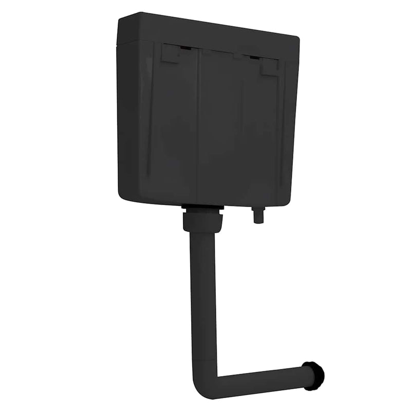 Load image into Gallery viewer, Vidaxl toiletstortbak met watertoevoer onderin 3 6 l zwart