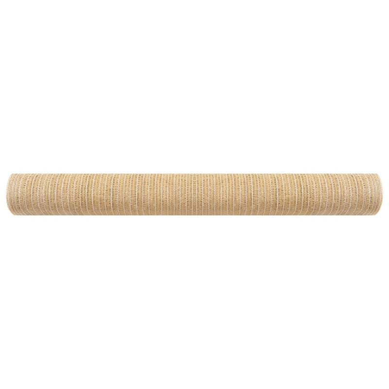 Afbeelding laden in galerijviewer, Vidaxl privacynet 195 g m² 2x25 m hdpe beige