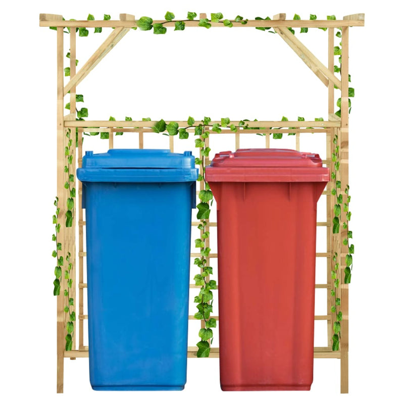 Load image into Gallery viewer, VidaXL Pergola voor 2 containers geïmpregneerd grenenhout