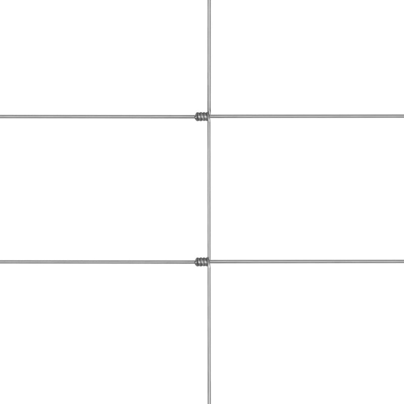 Load image into Gallery viewer, Vidaxl hek 50x0,8 m gegalvaniseerd staal zilverkleurig