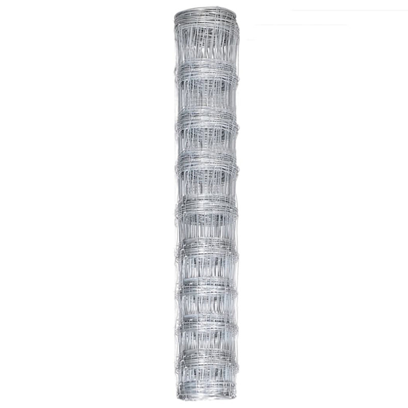 Load image into Gallery viewer, Vidaxl tuinhek 50x1 m gegalvaniseerd staal zilverkleurig