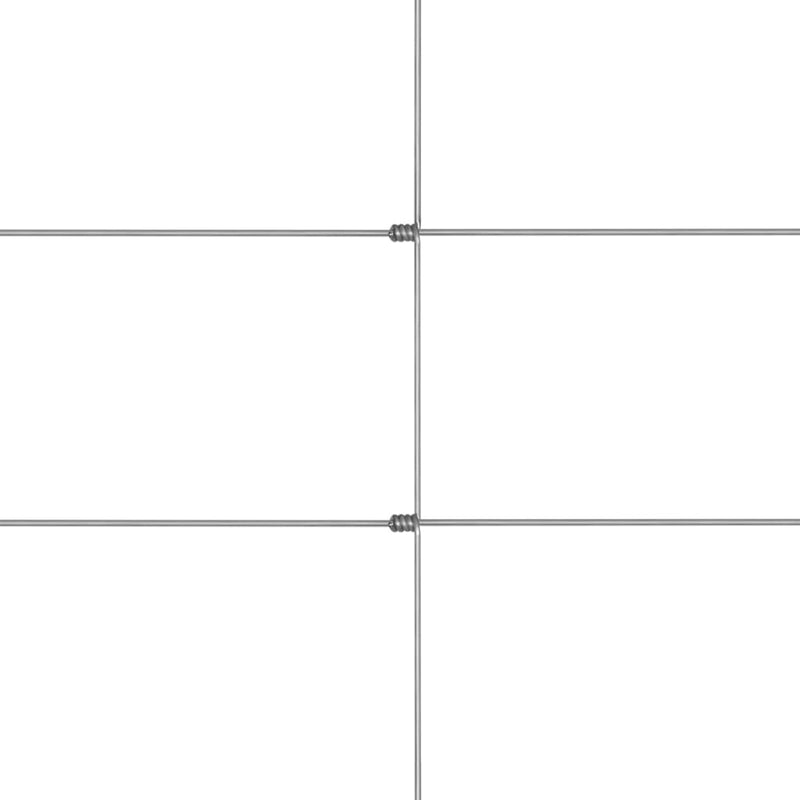 Load image into Gallery viewer, Vidaxl tuinhek 50x1 m gegalvaniseerd staal zilverkleurig