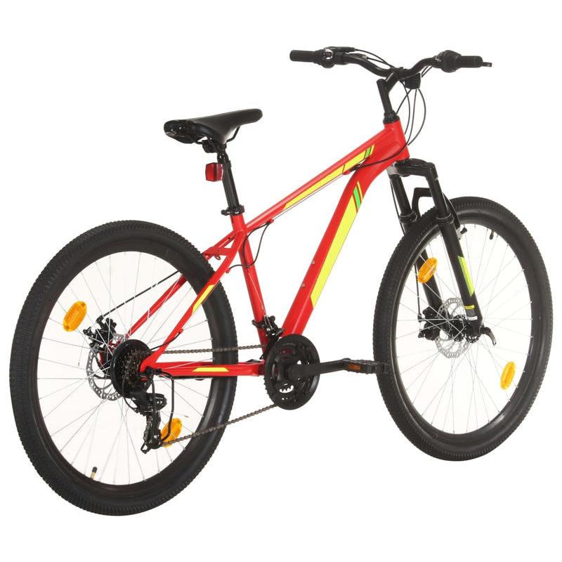 Load image into Gallery viewer, VidaXL Mountainbike 21 versnellingen 27,5 inch wielen 38 cm frame rood