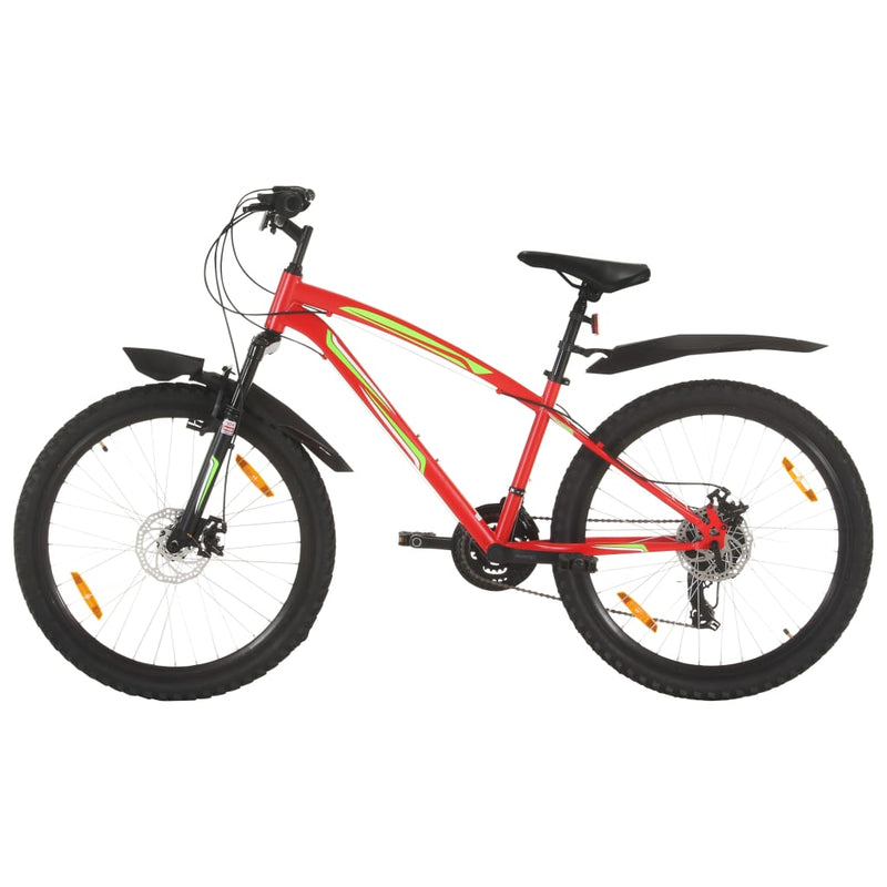 Load image into Gallery viewer, VidaXL Mountainbike 21 versnellingen 26 inch wielen 36 cm rood