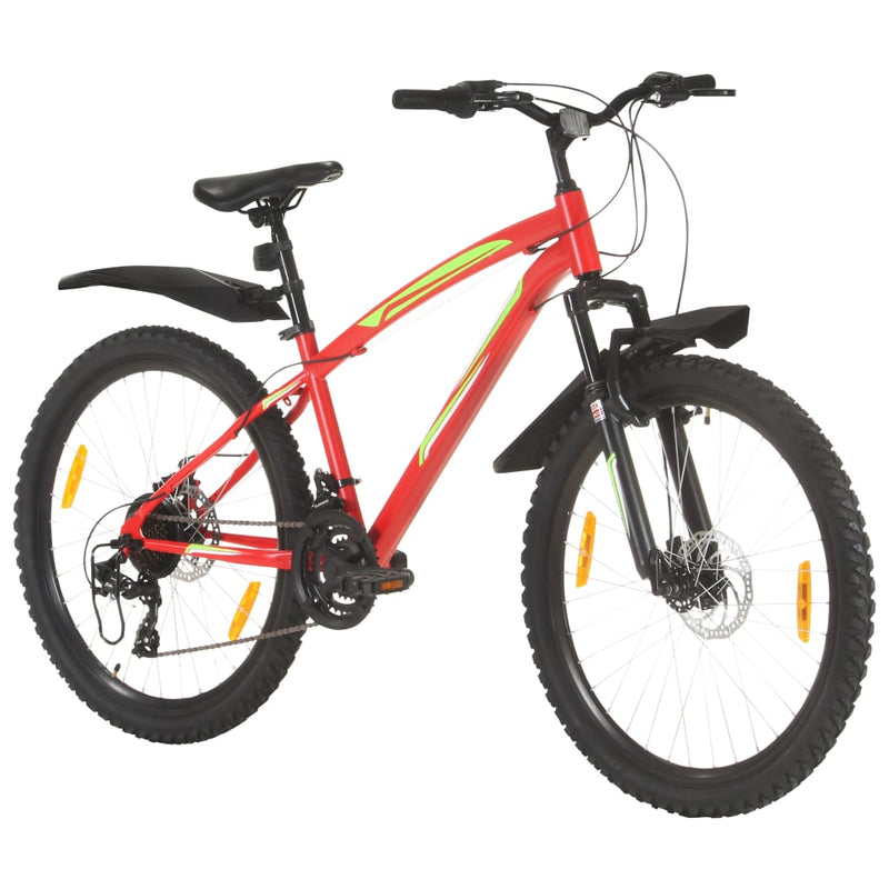 Load image into Gallery viewer, VidaXL Mountainbike 21 versnellingen 26 inch wielen 36 cm rood