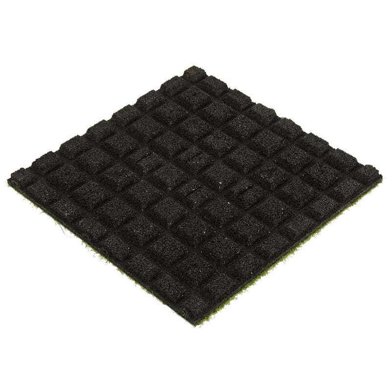 Load image into Gallery viewer, VidaXL Kunstgrastegels 4 st 50x50x2,5 cm rubber
