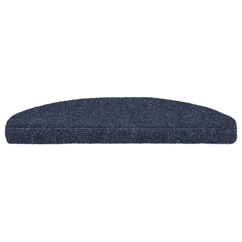 Load image into Gallery viewer, Vidaxl trapmatten zelfklevend 10 stuks 65x21x4 cm blauw halfrond groot