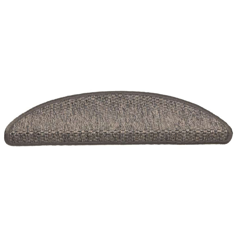 Load image into Gallery viewer, Vidaxl trapmatten zelfklevend 15 st sisal-look 56x17x3 cm grijs-beige
