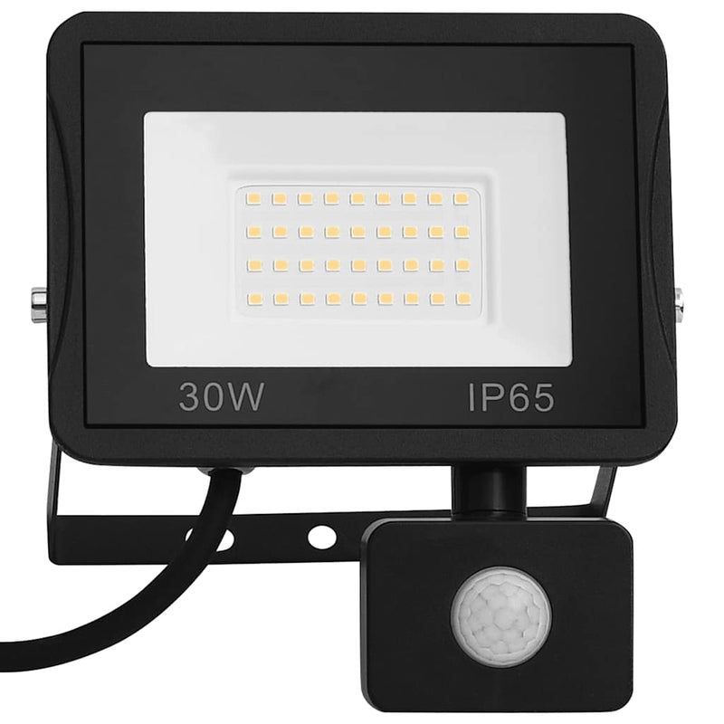 Afbeelding laden in galerijviewer, Vidaxl spotlight met sensor led 30 w warmwit