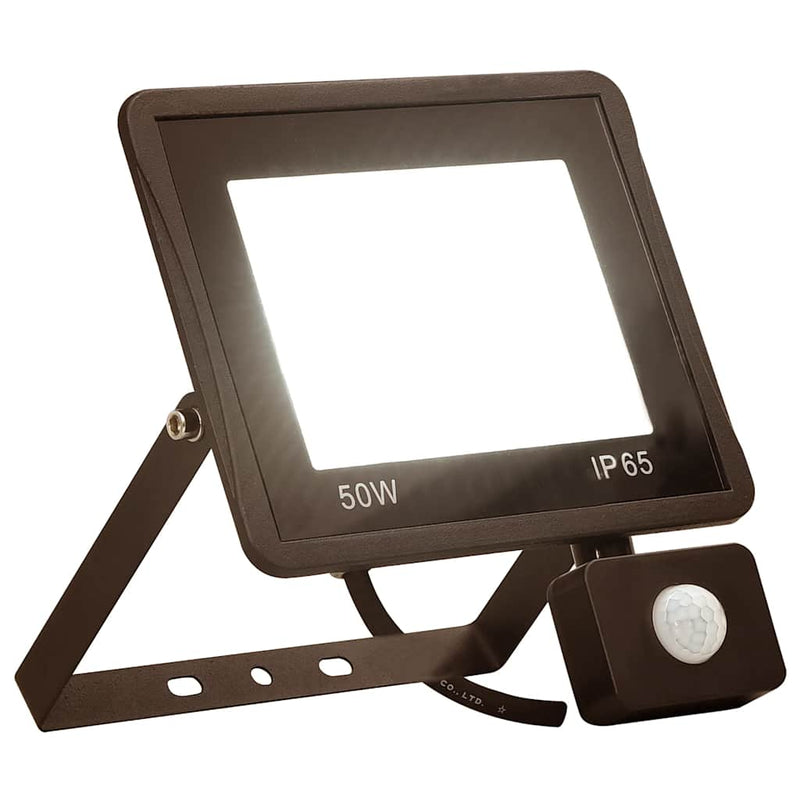 Afbeelding laden in galerijviewer, Vidaxl spotlight met sensor led 50 w warmwit